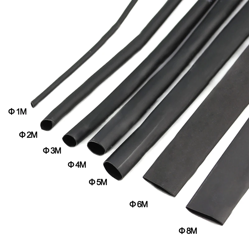 360pcs//2:1 5mm Insulation Shrinkable Heat Shrink Tube Tubing Kit (6 Color)