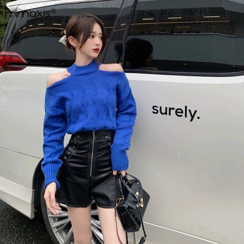 

Primaxis Women's sweaters 2021 Cardigan for women oversize warm wool blends Sweater winter Turtleneck knitted Female clothing