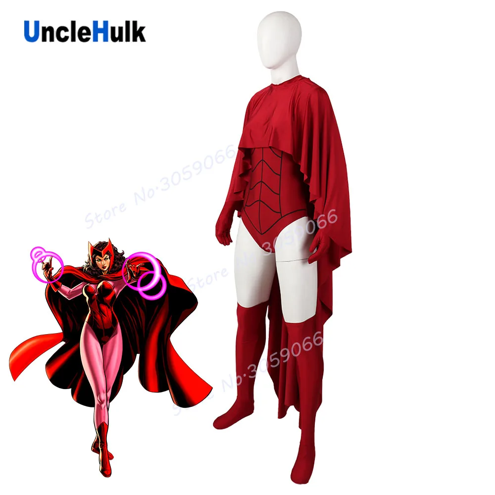 Костюм Алая ведьма Ванда дджанго максимофа героин | UncleHulk|scarlet witch costume|witch costumescarlet