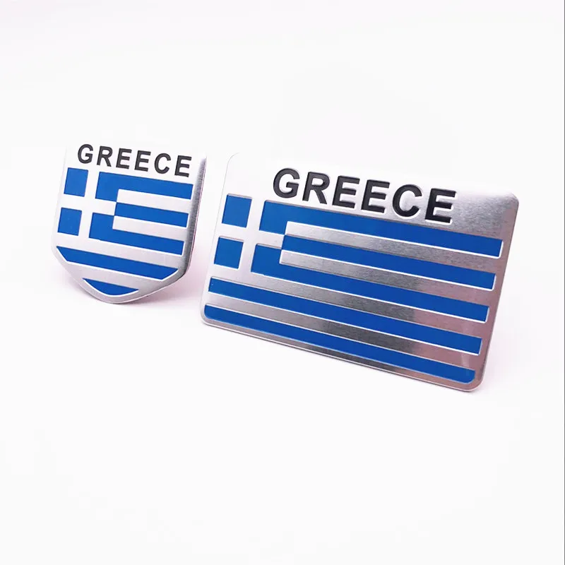 Automobile Motorcycle Exterior Accessories Greece National Flag