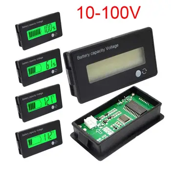 

12V 24V 36V 48V New LCD Acid Lead Lithium Battery Capacity Indicator Digital Voltmeter Voltage Tester Power Display Panel