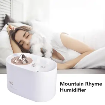 

Wireless Mountain Humidifier Portable USB Double Spray Port Humidifier For Home Car Travel