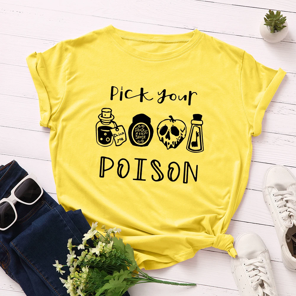 JFUNCY Plus Size Halloween Clothes Women T-shirts Female Short Sleeve Tee Tops Woman Casual Tshirt 2020 Summer Cotton T Shirt