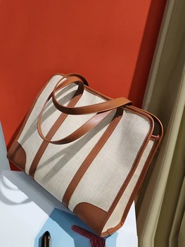 

2020 New Fashion grass Weaving Large capacity Women handbag trends travel holiday style Beach Big bag Leisure lady Shoulder bag