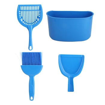

Cat Litter Mat Pet Cat Litter Shovel Box Bucket with Broom Sweeper Cleaning Tools Kit Pets Supplies sand box for cat