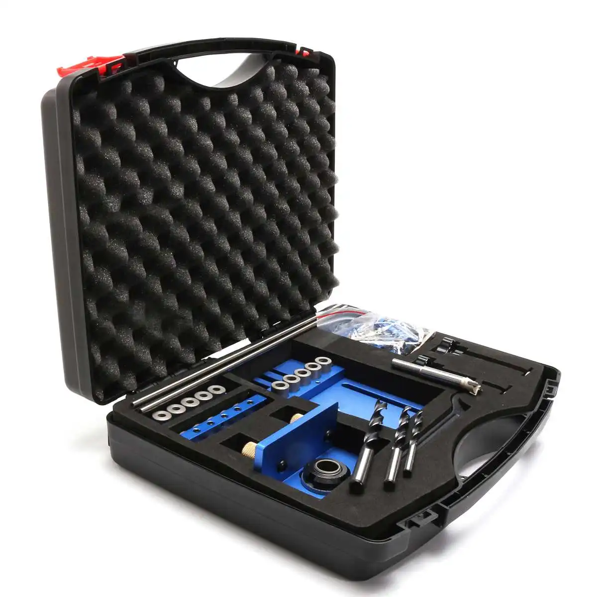 

Log Tenon Hole Punch Combo / Triple Punch Locator W-Woodworking Hole Saw Drilling Guide Kit Woodworking DIY Tools