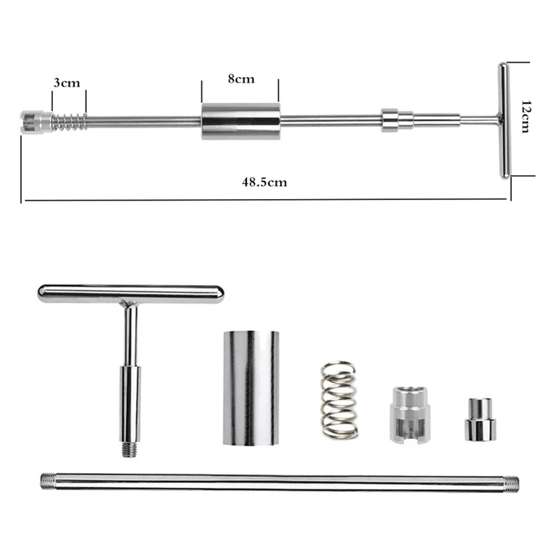 Инструменты для удаления вмятин с рукояткой Pro Slide Hammer Dent Puller Dent Hammer с 5 вкладками вниз ручка 18 съемников для повреждения градом кран