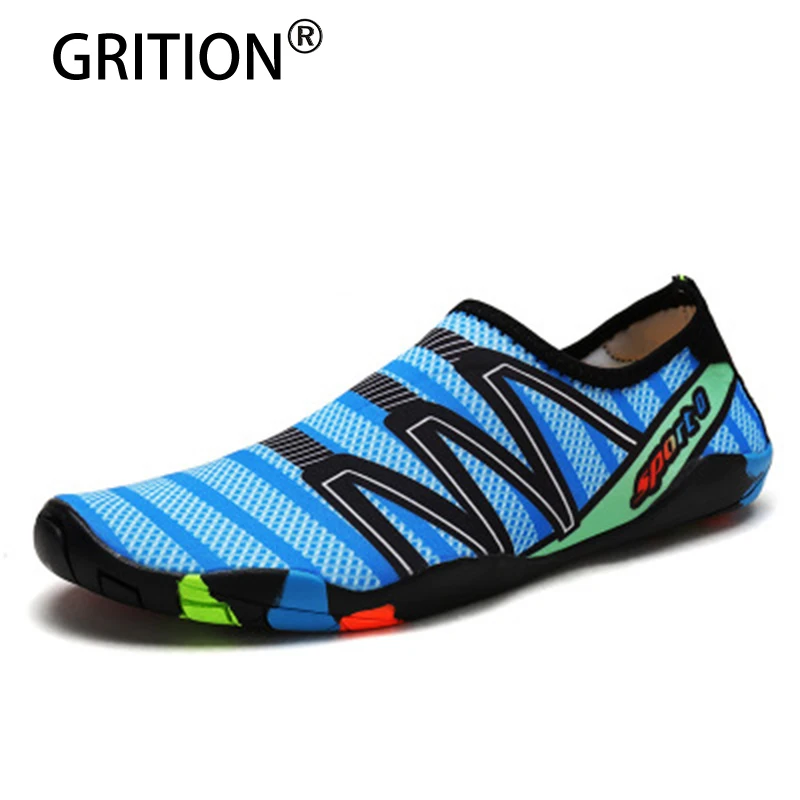 

GRITION Women Sneakers Outdoor Beach Shoes For Women Outdoor Summer Breathable Upstream Shoes Light Quick-drying Ankle Footwear