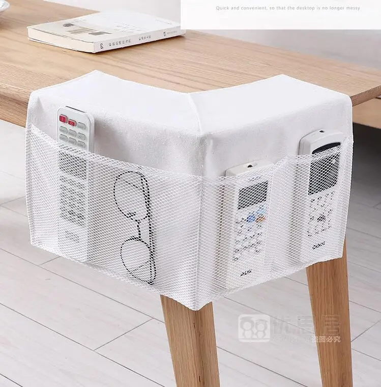 Tecido de Material de Escritório Bolsa de Armazenamento de Mesa de Jantar Mesa de Canto Papelaria Secretária Organizadores Artefato Bolsa Pendurado Casa 7 Armazenamento De mesa de Jantar Mesa de Canto