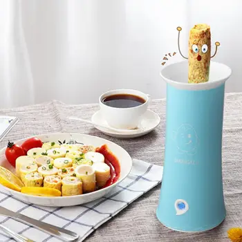 

220V Electric Automatic Rising Egg Roll Maker Omelette Master Sausage Making Machine DIY Breakfast Egg Roller Cooker Household