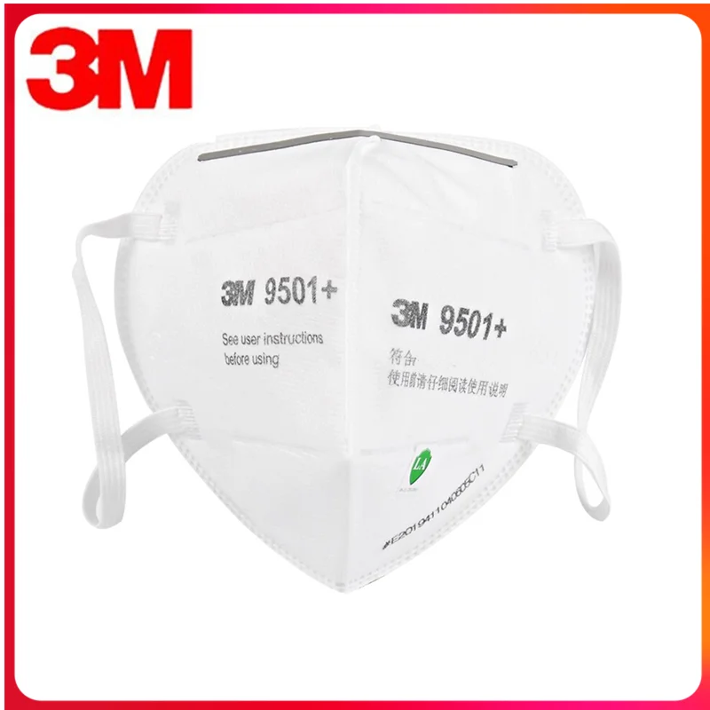 10 шт. 3M FFP2 маска для лица 9501 + ffp2mask PM2.5 защитная с фильтром дышащая безопасная