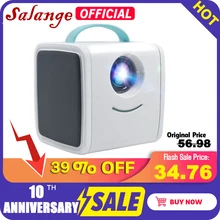 Mini projecteur Salange Q2, jouet pour enfants 700 Lumens projecteur Portable enfants éducation Mini LED Home cinéma pour noël(China)