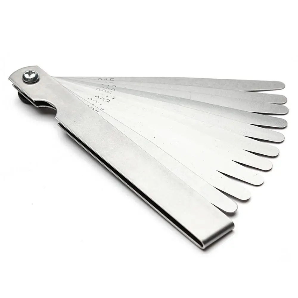 

1 Set of 17 Blade Feeler Gauge Gap Filling Volume Metric System 0.02-1.00mm