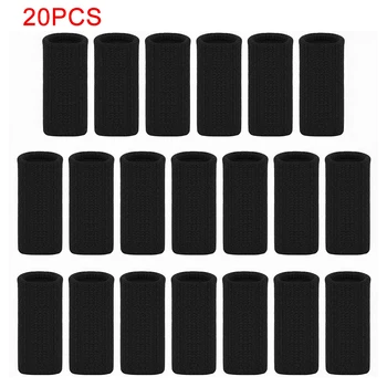 

Newly 20 Pcs Finger Sleeves Protectors Thumb Brace Support Elastic Compression for Sports Calluses Arthritis 19ing