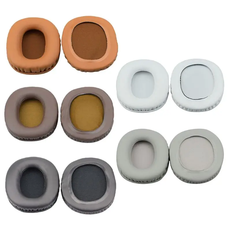 

Leather Earpads Sponge Ear Cushion Cover For -SteelSeries Arctis 3 5 7 Headphone R2JB