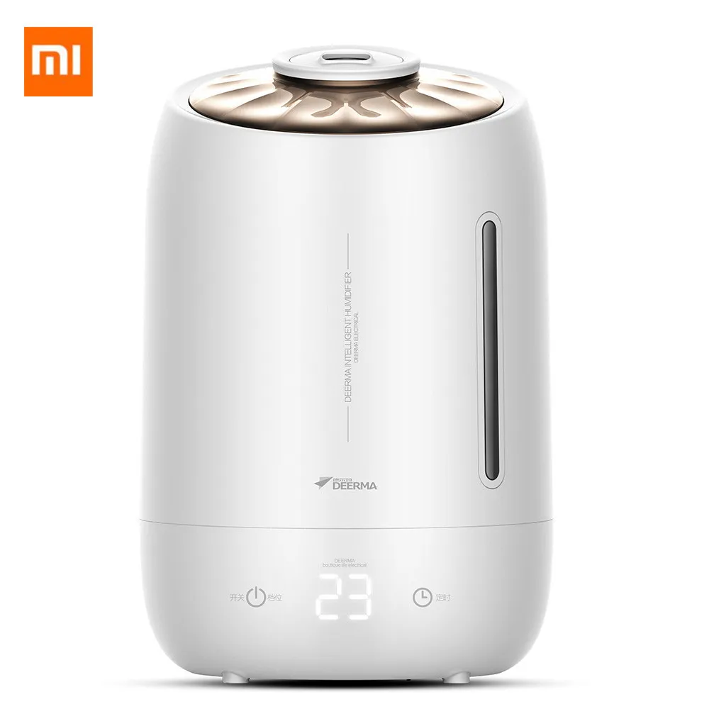 

Xiaomi Deerma Humidifiers 5l Large Mute Ultrasound Capacity Sterilization Humidifier Air Aroma Diffuser Purifier Mist Maker