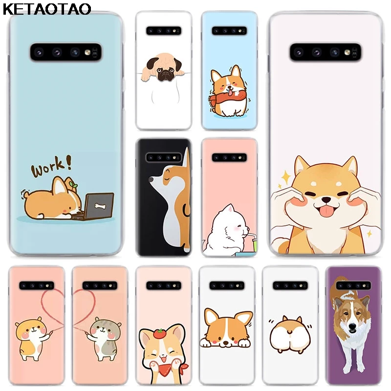 KETAOTAO каваи Шиба корги собака чехол для телефона s iPhone 4S 5S 6S 7 8 Plus X XS XR 11 Pro Чехол