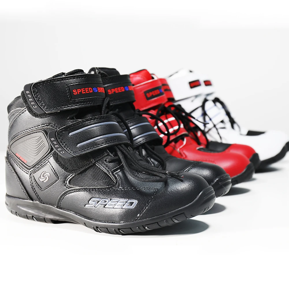  A-PRO Botas Moto Deportes Racing Track Road Technical  Microfiber Negro 44 : Automotriz