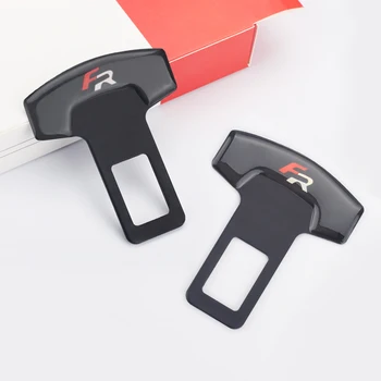 

Car seat safety Belt Buckles Trucks Alarm Canceler Stopper for Seat Leon FR+ Ibiza Altea Formula Racing Car Styling