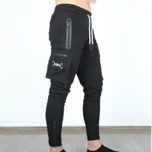 Брюки для бега, мужские спортивные брюки-карандаш, мужские хлопковые мягкие брюки для бодибилдинга, бегунов, трико для бега