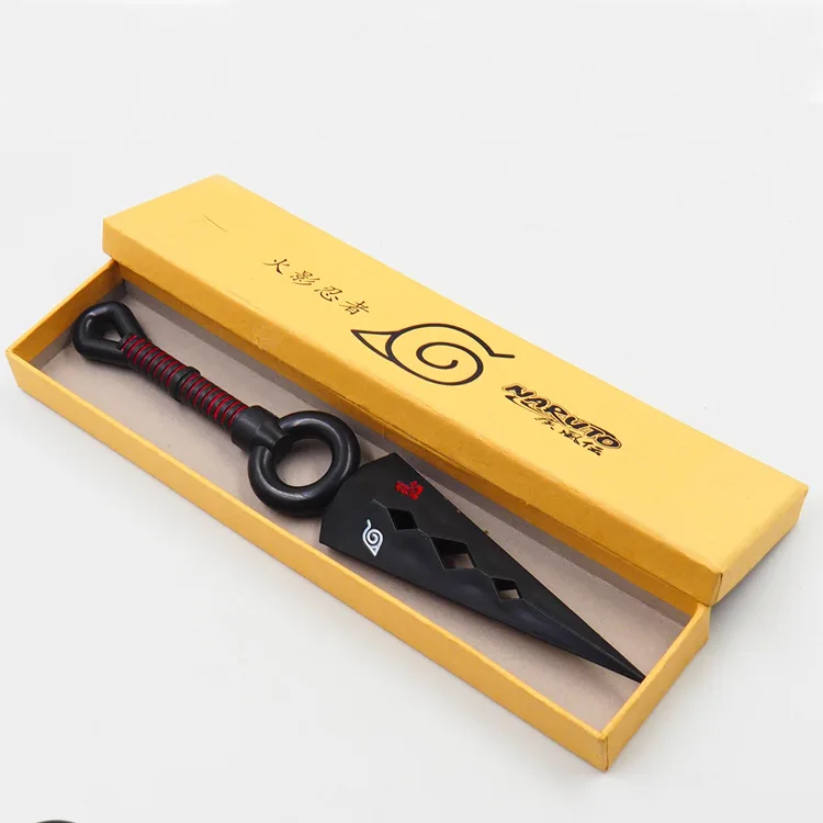 1PCS Anime Naruto Weapon Props Ninja Uzumaki Kunai Shuriken Throwing Cosplay Toy Accessories Props