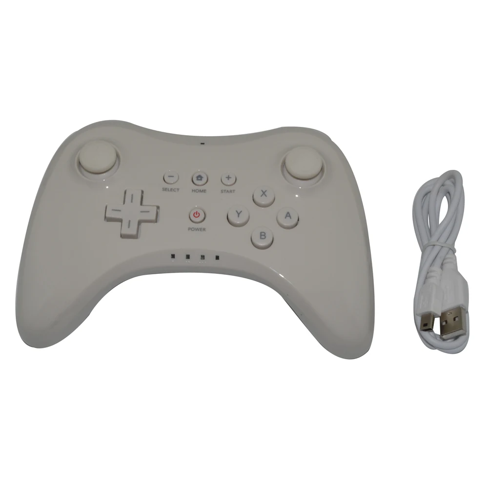 Для Wii U Pro контроллер USB Классический двойной аналоговый беспроводной пульт