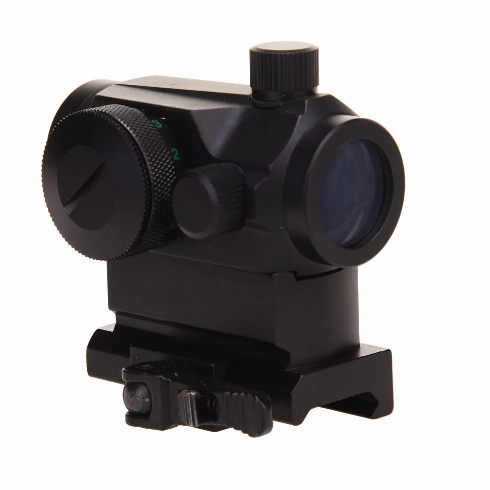 Vista para Fotografar Caça Holográfica Scope 1x24 Desmontagem Rápida 20mm Ótica Picatinny Ferroviário Arma Acessórios Red Dot 4 Caça Holográfica Red Dot Scope 1x24 Desmontagem