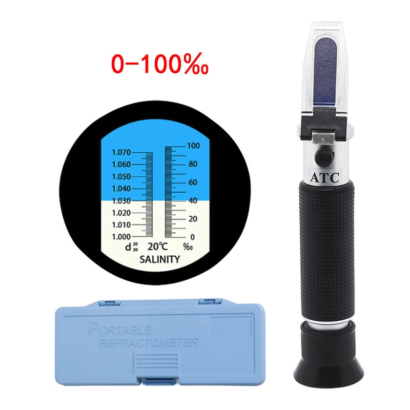 Mariculture Breeding Refractometer Sea Salinity Meter Salt Water Concentration Aquarium Handheld