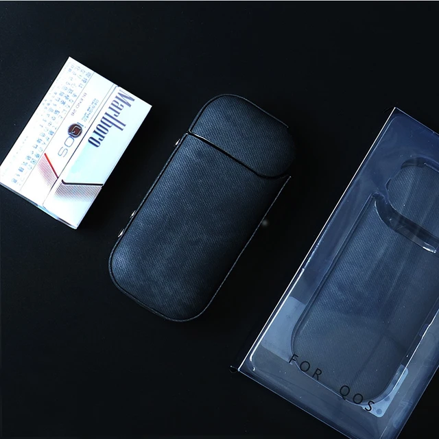 kwmobile Etui, Hülle 3in1 für IQOS 2.4 / 2.4 Plus Pocket Charger -  Kunstleder Case IQOS Starter-Kit Schutzhülle