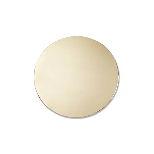 Round-Champagne Gold Офисный круглый премиум коврик для мышки из искусственной кожи Гладкий нескользящий бесшумный коврик для мыши microsoft - Цвет: Round-Champagne Gold
