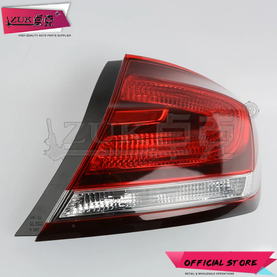 ZUK внешний задний светильник фонарь для HONDA CIVIC FB2 FB6 2014 2015 бампер Taillamp единый