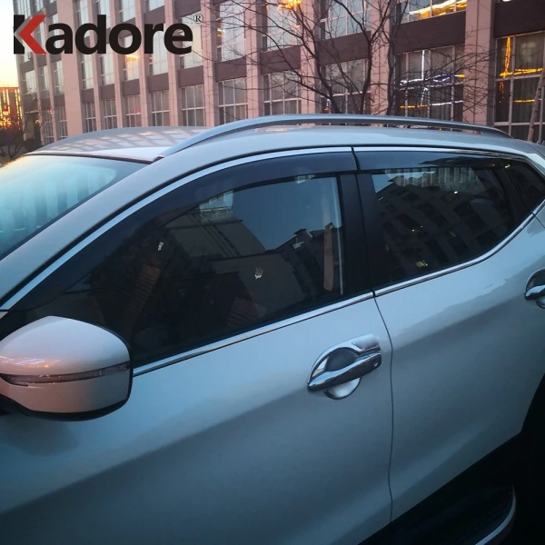 

For Nissan Qashqai J11 2014 2015 2016 2017 2018 Plastic Window Wind Deflector Visor Rain Sun Protector Guards Vent