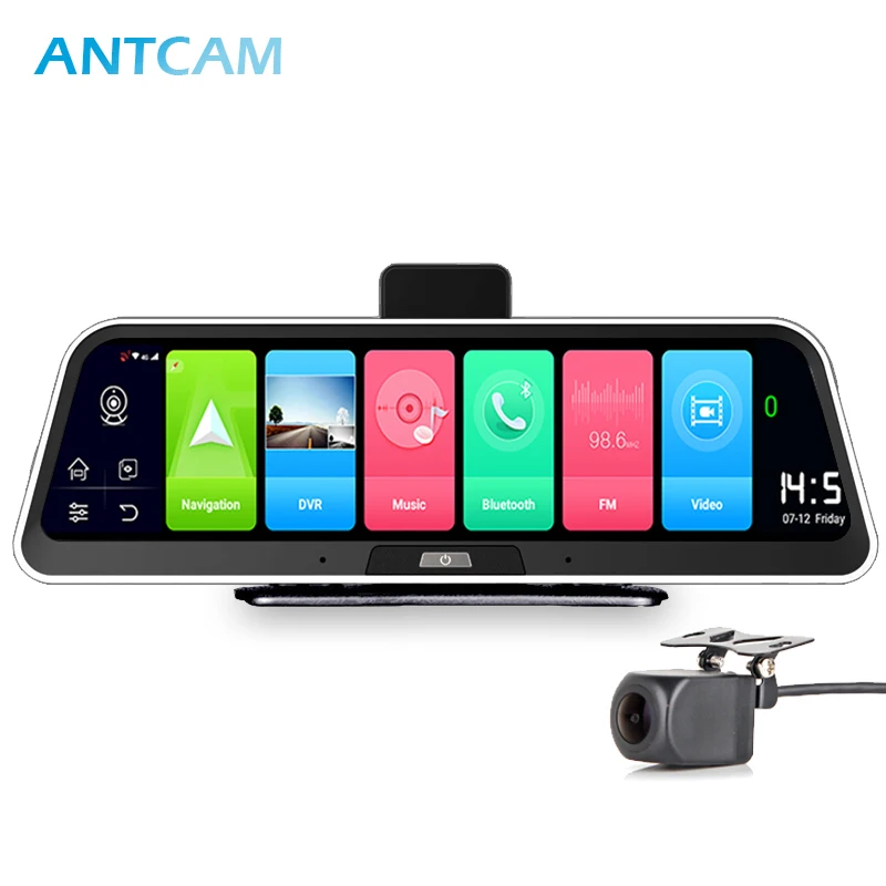 ANTCAM Русский язык A108 4G Android 8 1 видеорегистратор GPS навигация 2G RAM WiFi Автомобильный
