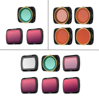

3/4/6pcs Kit DJI Mavic Air 2 Multi-Layer Coating Film MCUV/CPL/ND4 ND8 ND16/PL ND32/PL Len Filter HD Clear Camera Lens Protector