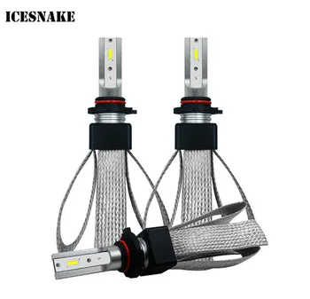 

ICESNAKE Car LED Lights H4 H7 H11 H1 H3 880 9005 9006 H27 HB2 HB3 HB4 LED Headlight Bulb Auto Lamp CSP Chip Automotivo 6000K
