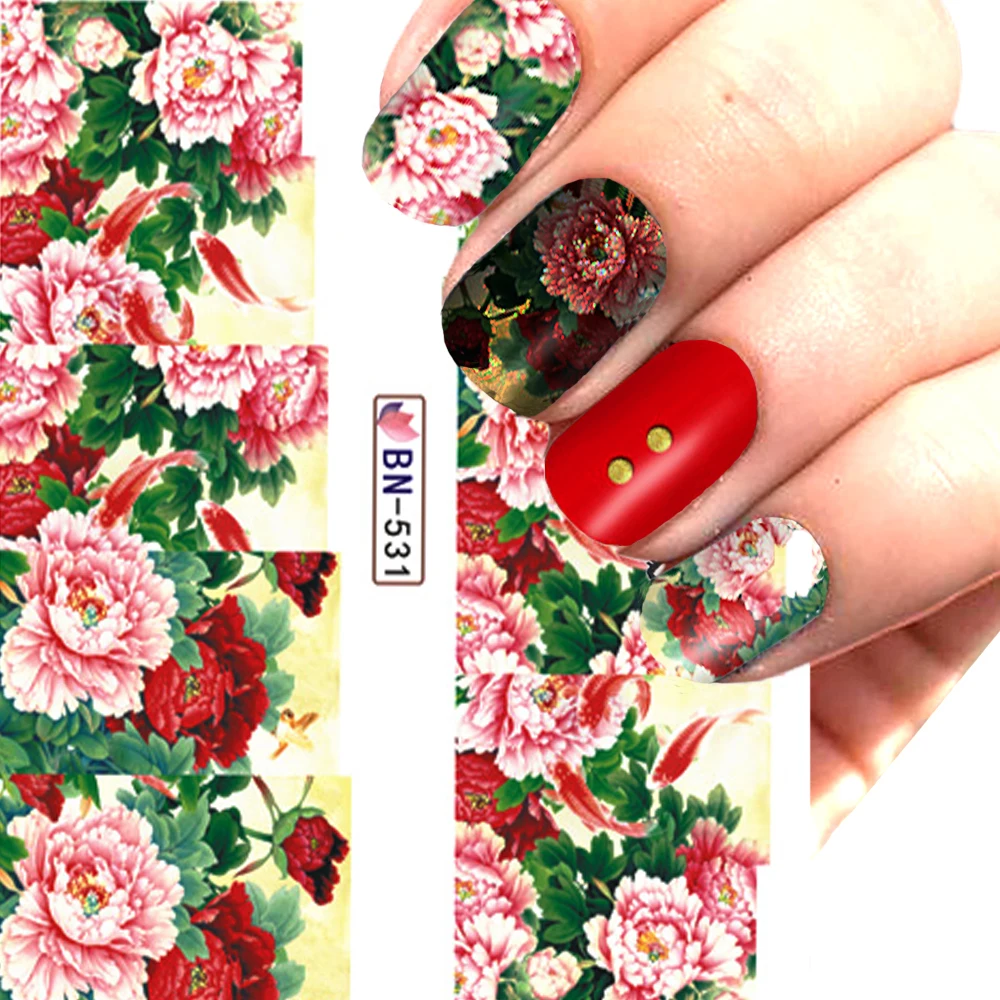 12 листов/партия переводные наклейки для ногтей|Стикеры и наклейки| |