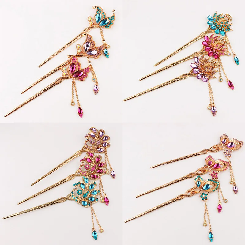 Новые Ретро заколки для волос с кисточками женщин шпильки головной убор подвеска