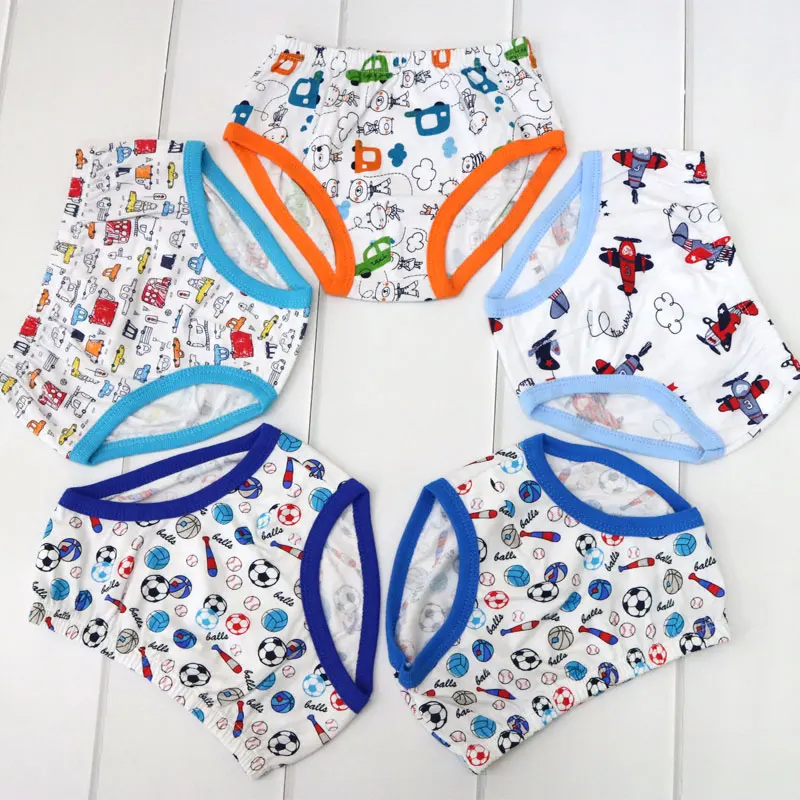 PantiesD5 Детские трусики; 5 шт./лот; Детские костюмы; хлопковое нижнее белье для детей; Одежда для мальчиков; маленьких - Color: PantiesD5