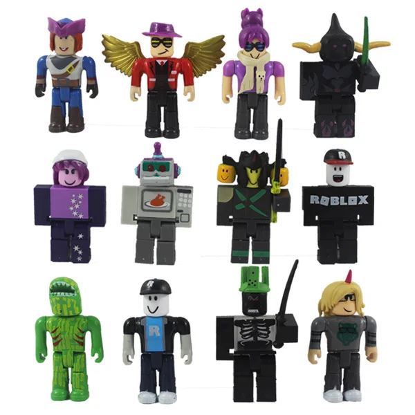 ROBLOX серии Фигурки 7 см ПВХ люкс куклы игрушки аниме модель фигурки для украшения Коллекция Рождественские подарки для детей - Цвет: 12ren no box