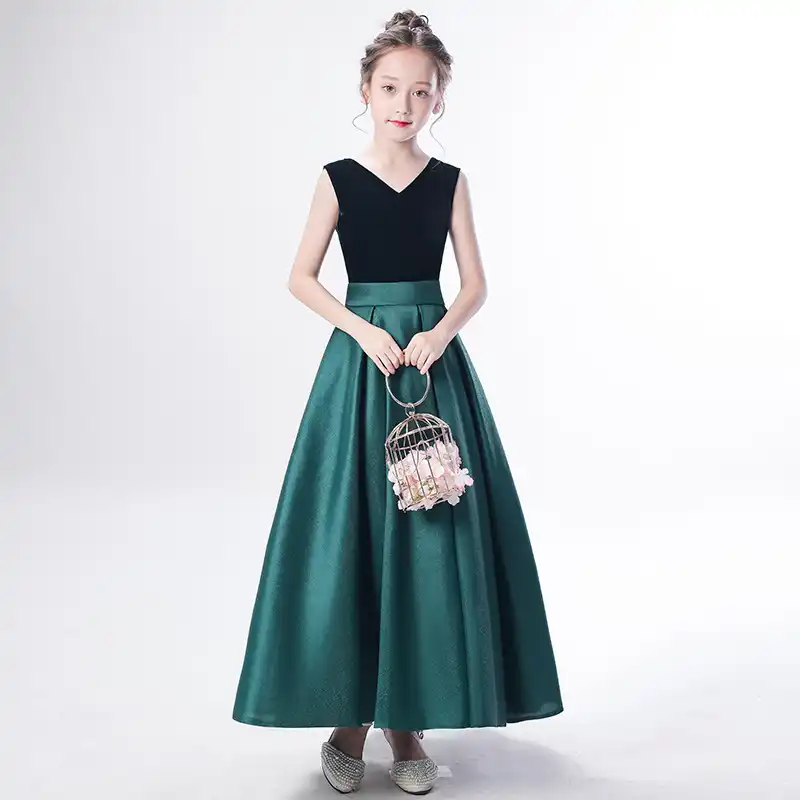 vestido longo de festa para adolescente