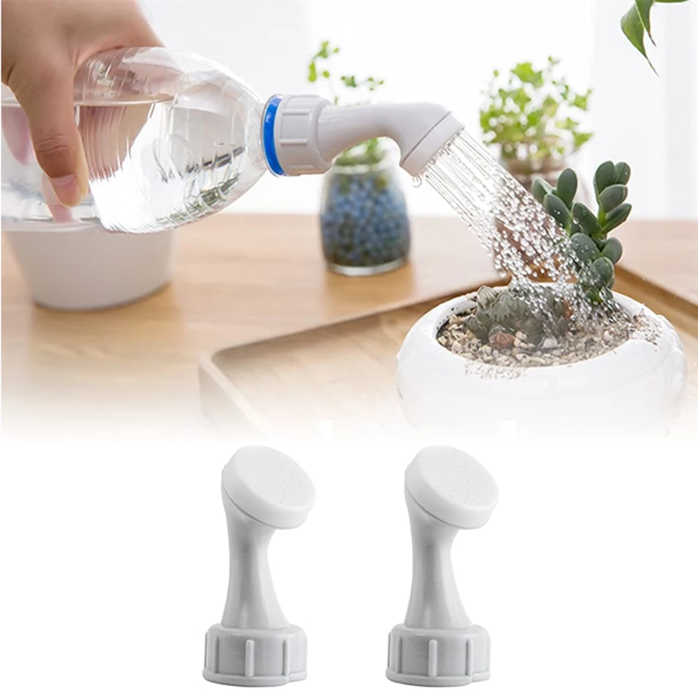 2Pcs Bottle Cap Sprinkler PVC Plastic Garden Spray Waterer Sprinkler Plant Watering Nozzle Tool Little Nozzle Head watering nozzle garden tools water sprayer bottle cap sprinkler