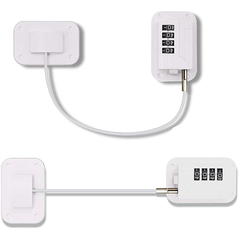 2 Pieces Refrigerator Lock Freezer Lock Fridge Door Lock Combination