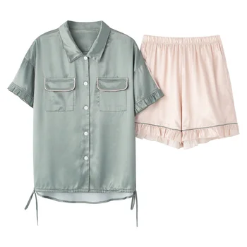 

GOGONI Women Pajama Set 2 Piece Set Women Sleepwear 2020 New Arrivals Women Summer Clothes Set Breathable Cotton Fashion