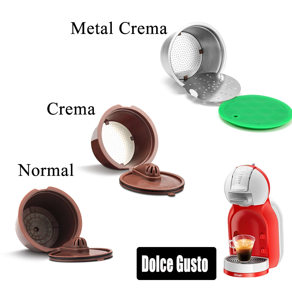 Многоразовый фильтр-капсула для кофейных капсул Nescafe dolcee Gusto из нержавеющей стали, пластиковая многоразовая корзина-капельница для кофе Dolci ... Многоразовый фильтр-капсула для кофейных капсул Nescafe dolcee Gusto из нержавеющей стали, пластиковая многоразовая корзина-капельница для кофе Dolci ...