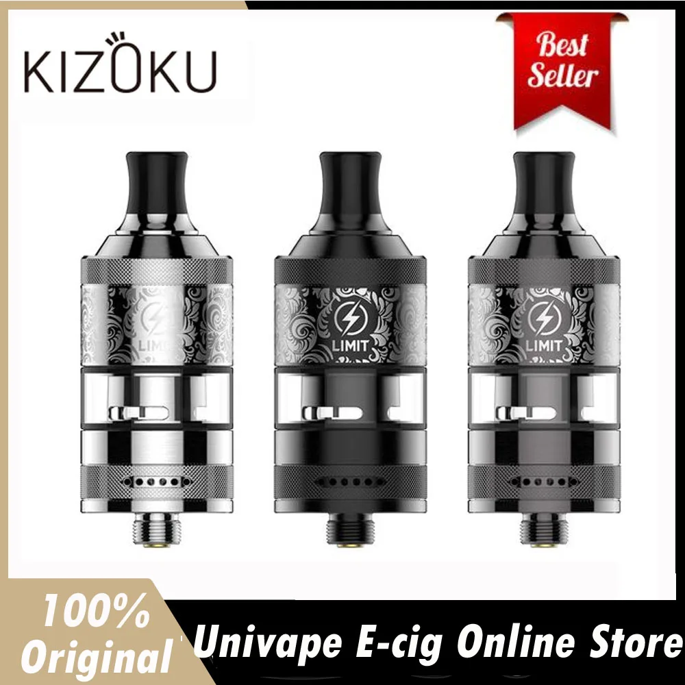 Оригинальный испаритель KIZOKU Limit MTL RTA 2 мл/3 мл 22 мм с одной катушкой герметичный бак