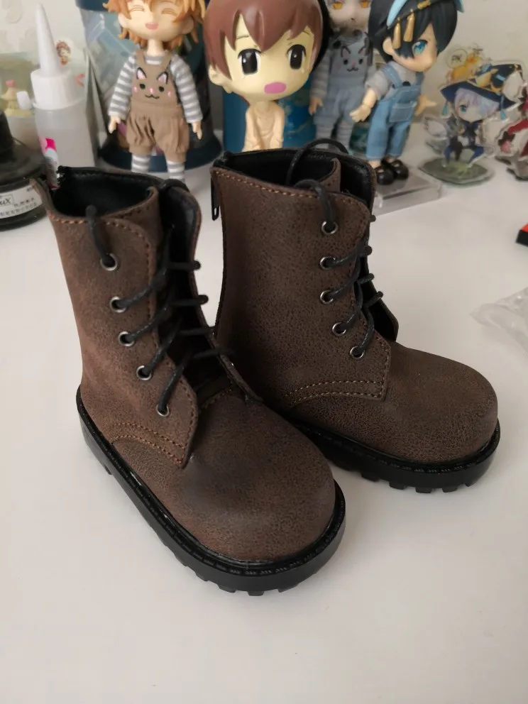 M0107 детская игрушка ручной работы 1/6 1/3 1/4 uncle Doll shoes BJD/SD кукольный реквизит аксессуары замшевые сапоги 1 пара