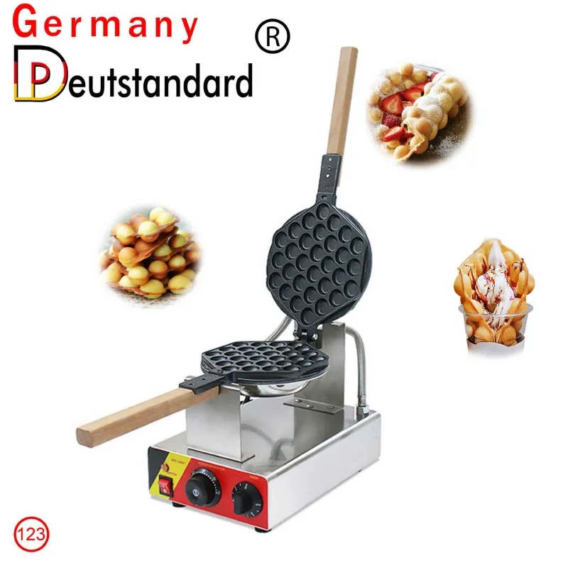 

Commercial Electric 110V /220V Non-stick pan egg bubble waffle maker Eggettes puff cake iron maker machine bubble egg cake oven