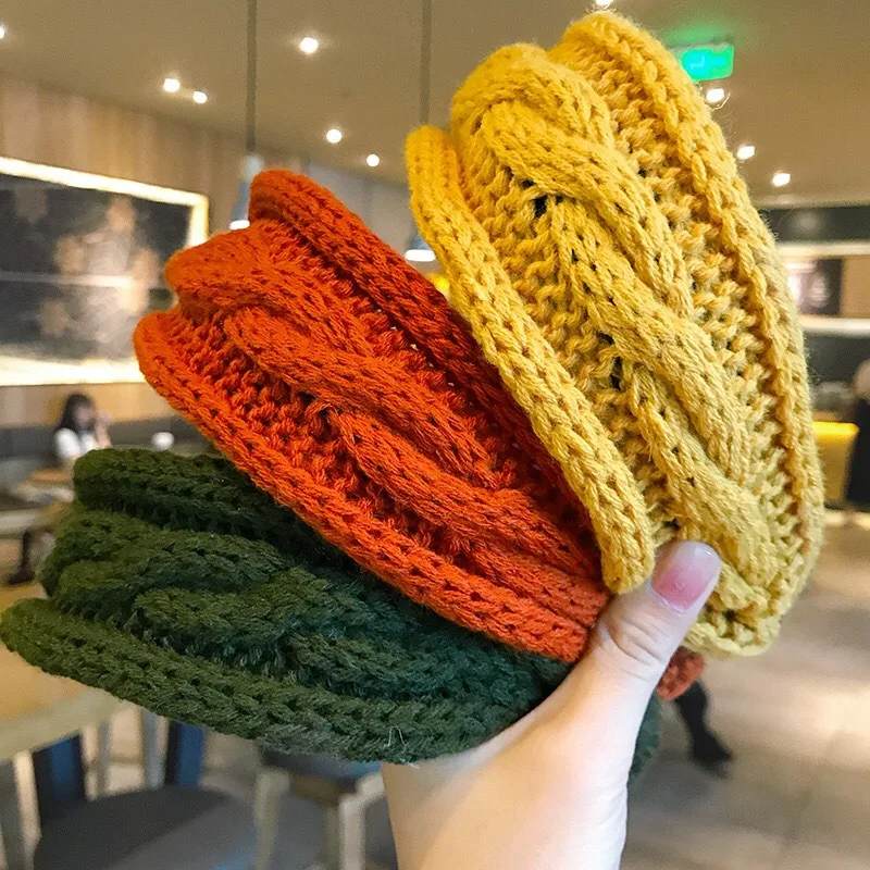 

2020 New Women Spring Soft Solid Color Wide side Wired Headbands Vintage fashion Retro Elastic Scarf Wire Girls Hair accessories