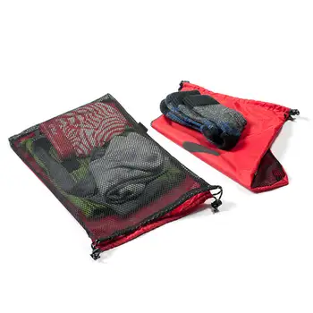 

Outdoor Travel Camping Stuff Sack Drawstring Storage Bag 200D Oxford cloth, mesh 2020 new