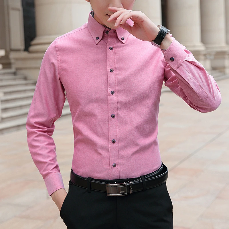 Pink color shirt for men Clearance